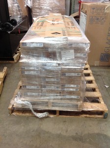 LOT OF 43CS OF ARMSTRONG American Home Indigo Blush 6.5 in. x 48 in. Glue Down Luxury Vinyl Plank (34.66 sq. ft.case)