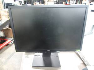 lot 18 image: Fujitsu 22 in LED Monitor with stand