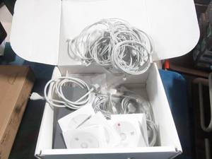 lot 47 image: Large box of Misc Apple Cables, CDs