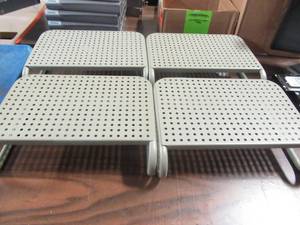 lot 50 image: Lot of 4 Metal Shelves