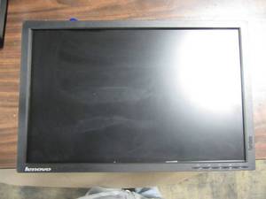 lot 60 image: Lenovo 20 in LCD Monitor no stand