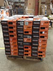 lot 11 image: PALLET OF 72 CASES OF 1-78 in. x 7 ft. Tug-A-Long Locking Vacuum Hose for RIDGID WetDry Shop Vacuums new