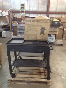 lot 40 image: Pallet with 2 Nexgrill 4B Griddles and Dyna Glo 3 Burner grille customer returns