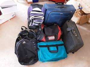 lot 31 image: Lot Of Suitcases, Back Packs & Duffels