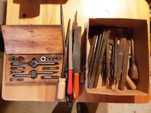 lot 83 image: Files, Rasps, Tap & Die