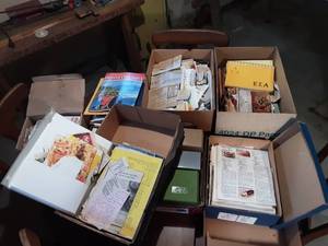 lot 94 image: Boxes Of Old Recipes, Cook Books