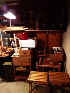 lot 95 image: Wood Working Crafting Items & Supplies-Bring Boxes For Load Out