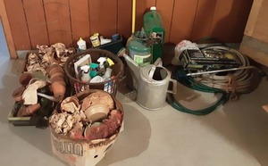 lot 112 image: Large Lot Of Lawn & Garden Related Bring Boxes U-Haul