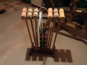 lot 127 image: Vintage Croquet Set