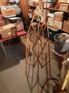 lot 133 image: Rid-Jid Folding Wood Drying Rack