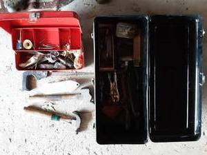 lot 148 image: 2-Tool Boxes With Hand Tools