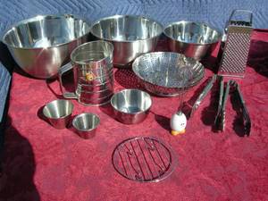 lot 39 image: Stainless Steel Kitchen Gadgets
