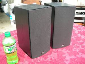 lot 11 image: Klipsch Bookshelf Speakers