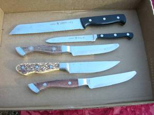 lot 59 image: J.A. Henckels & Walco Knives