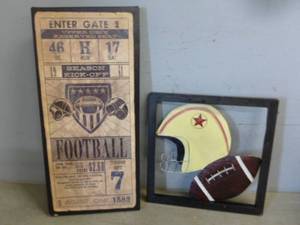 lot 81 image: Football Decor
