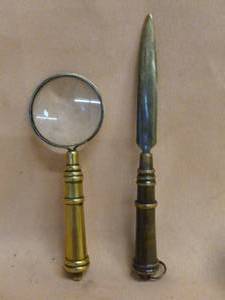 lot 178 image: Brass Letter Set