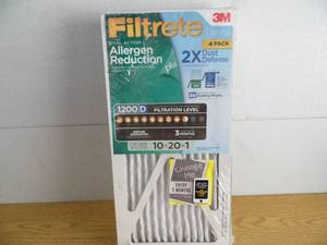 lot 5 image: Filtrete 4 Pack Furnace Filters