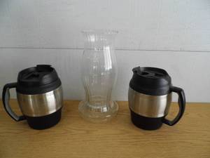 lot 61 image: Candle Holder - Thermal Jugs