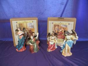 lot 16 image: 4 Porcelain Angels