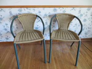 lot 69 image: Pair of Outdoor Chairs