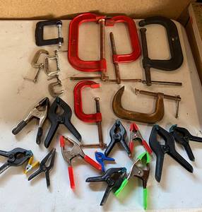 lot 124 image: Misc C Clamps