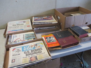 Vintage Books and Newspapers