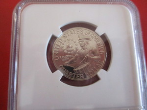 NGC Certified 1776-1976 S (San Francisco Min PF 66 Cameo Washington Bi-Centennial Dollar.