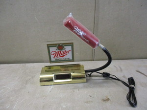 MIller High Life Desk LightClock