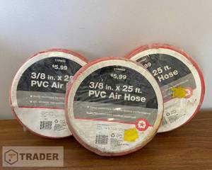 lot 67 image: 25 Air Hoses (Qty 3) - SHIPPING AVAILABLE