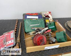 lot 164 image: Hole Saws, Drill Bits, Screwdriver Bits, Jig Saw Blades and more - SHIPPING AVAILABLE
