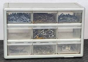 lot 237 image: Plastic Parts Organizer - SHIPPING AVAILABLE