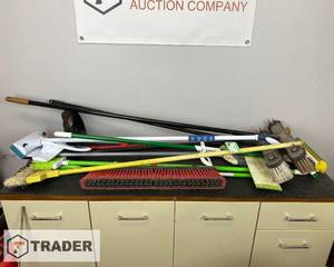 lot 177 image: Brooms and Mops