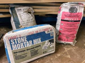 lot 161 image: Bags of Mortar