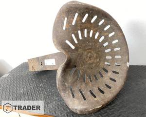 lot 86 image: Antique Tractor Seat - SHIPPING AVAILABLE