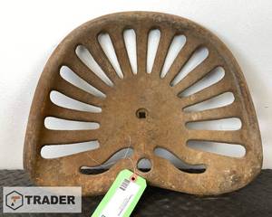 lot 89 image: Antique Tractor Seat - SHIPPING AVAILABLE