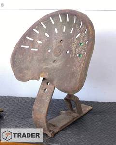 lot 88 image: Antique Tractor Seat - SHIPPING AVAILABLE