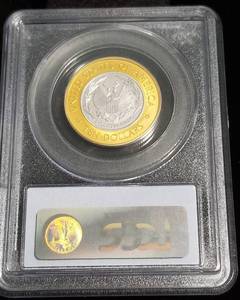 2000-W US $10 VAULT COLLECTION LIBRARY BI-METAL (GOLDPLATINUM) MS69 PCGS