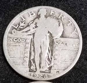 3 STANDING LIBERTY QUARTERS 1928 1929 1930-S
