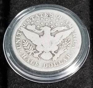 1904 BARBER HALF DOLLAR IN AIRTITE