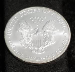 2003 AMERICAN SILVER EAGLE 1 TROY OZ. .999 FINE SILVER DOLLAR