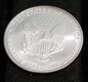 2006 AMERICAN SILVER EAGLE 1 TROY OZ. .999 FINE SILVER DOLLAR