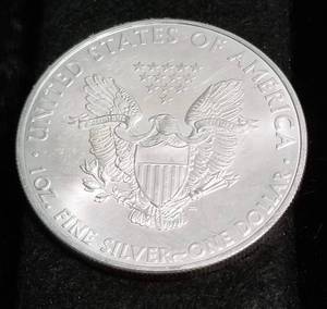 2010 AMERICAN SILVER EAGLE 1 TROY OZ. .999 FINE SILVER DOLLAR