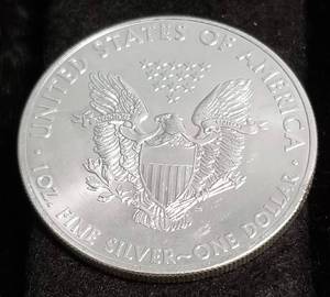 2012 AMERICAN SILVER EAGLE 1 TROY OZ. .999 FINE SILVER DOLLAR