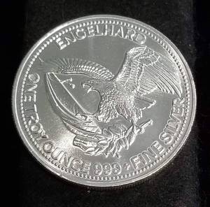 1 TROY OZ. .999 FINE SILVER ENGELHARD THE AMERICAN PROSPECTOR
