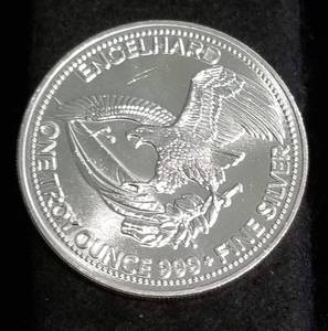 1 TROY OZ. .999 FINE SILVER ENGELHARD THE AMERICAN PROSPECTOR