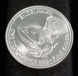 1 TROY OZ. .999 FINE SILVER ENGELHARD THE AMERICAN PROSPECTOR
