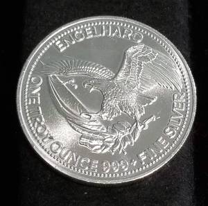1 TROY OZ. .999 FINE SILVER ENGELHARD THE AMERICAN PROSPECTOR
