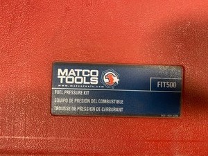 lot 18 image: Matco Tools Fit500 Fuel Pressure Kit