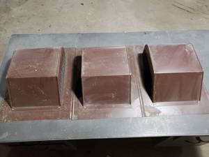 lot 6 image: 3 Brown Tin Roof Vents