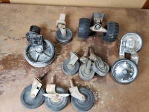 lot 25 image: Variety of Casters and Wheels